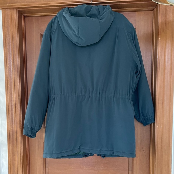 Towne from London fog puffy dark green jacket - Picture 5 of 9